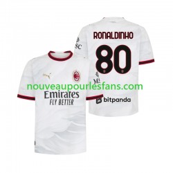 Maillot AC Milan Ronaldinho 80 Homme Tenue Extérieur 2026-2027 Manche Courte