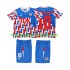 Maillot Ajax Amsterdam BERGKAMP 10 1989 1990 Rétro Enfant Tenue Extérieur Manche Longue