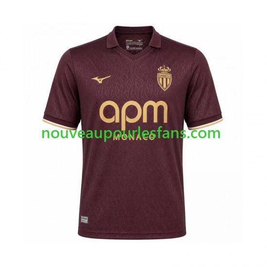 Maillot AS Monaco Homme Tenue Extérieur 2026-2027 Manche Courte
