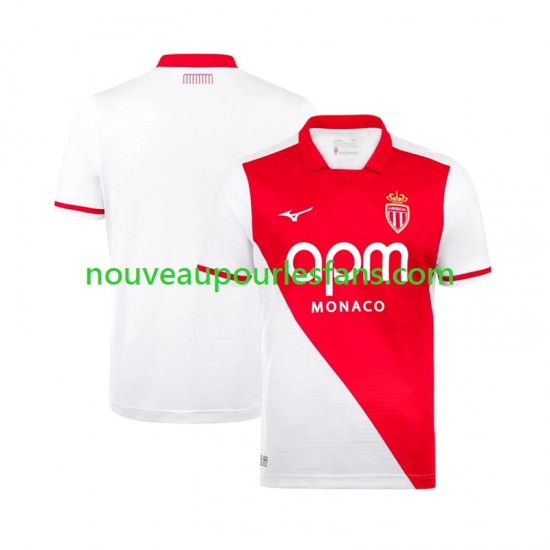 Maillot AS Monaco Homme Tenue Domicile 2026-2027 Manche Courte