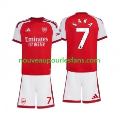 Maillot Arsenal Bukayo Saka 7 Enfant Tenue Domicile 2026-2027 Manche Courte