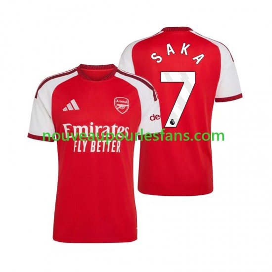 Maillot Arsenal Bukayo Saka 7 Homme Tenue Domicile 2026-2027 Manche Courte
