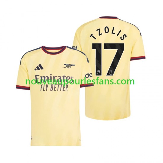 Maillot Arsenal Christos Tzolis 17 Homme Tenue 3ème 2026-2027 Manche Courte