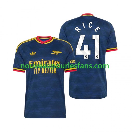 Maillot Arsenal Declan Rice 41 Homme Tenue Extérieur 2026-2027 Manche Courte