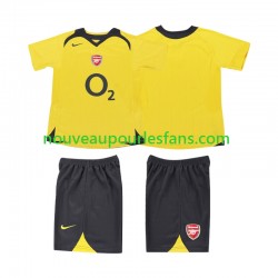 Maillot Arsenal 2005 Rétro Enfant Tenue Extérieur 2006 Manche Courte
