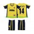Maillot Arsenal Thierry Henry 14 2000 2001 Rétro Enfant Tenue Extérieur Manche Courte