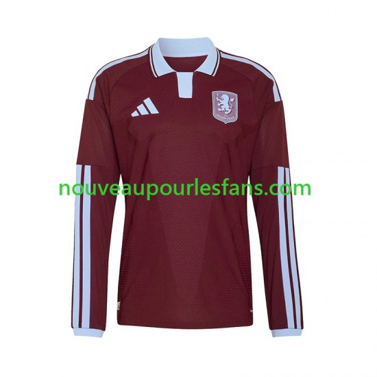 Maillot Aston Villa Homme Tenue Domicile 2026-2027 Manche Longue