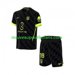 Maillot Atlético Madrid Julian Alvarez 19 Enfant Tenue Extérieur 2026-2027 Manche Courte