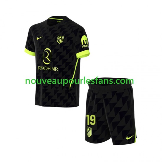 Maillot Atlético Madrid Julian Alvarez 19 Enfant Tenue Extérieur 2026-2027 Manche Courte