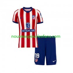 Maillot Atlético Madrid Julian Alvarez 19 Enfant Tenue Domicile 2026-2027 Manche Courte