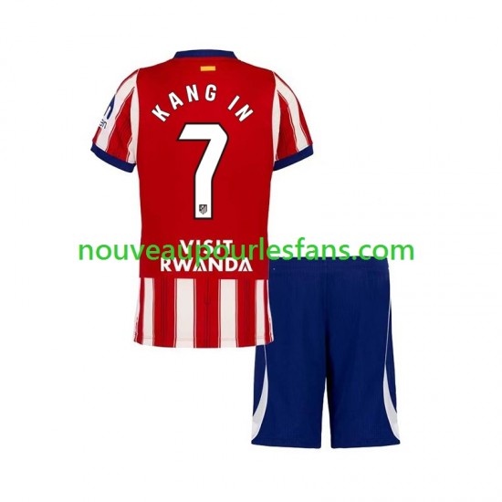 Maillot Atlético Madrid Lee Kang-in 7 Enfant Tenue Domicile 2026-2027 Manche Courte