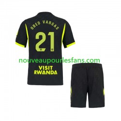 Maillot Atlético Madrid Obed Vargas 21 Enfant Tenue Extérieur 2026-2027 Manche Courte
