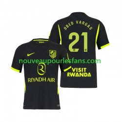 Maillot Atlético Madrid Obed Vargas 21 Homme Tenue Extérieur 2026-2027 Manche Courte