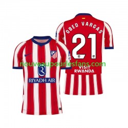 Maillot Atlético Madrid Obed Vargas 21 Homme Tenue Domicile 2026-2027 Manche Courte
