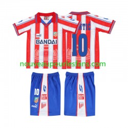 Maillot Atlético Madrid PANTIC 10 1996 1997 Rétro Enfant Tenue Domicile Manche Courte