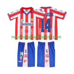 Maillot Atlético Madrid SIMEONE 14 1996 1997 Rétro Enfant Tenue Domicile Manche Courte
