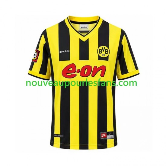 Maillot Borussia Dortmund 2000 Rétro Homme Tenue Domicile Manche Courte