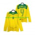 Maillot Brésil RONALDO 9 2004 Rétro Homme Tenue Domicile Manche Longue