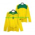 Maillot Brésil 2004 Rétro Homme Tenue Domicile Manche Longue