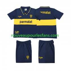 Maillot CA Boca Juniors 1993 1995 Rétro Enfant Tenue Domicile Manche Courte