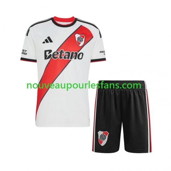 Maillot CA River Plate Enfant Tenue Domicile 2026-2027 Manche Courte