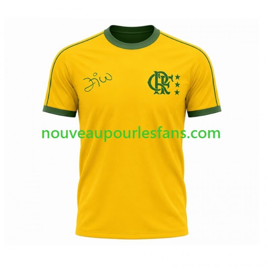 Maillot CR Flamengo Rétro Homme Tenue Domicile Manche Courte