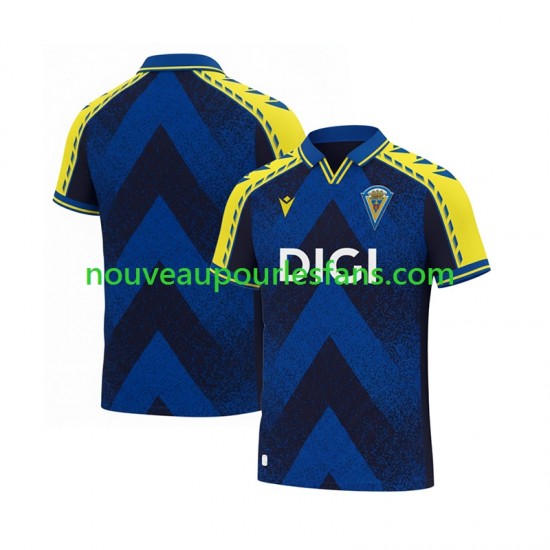 Maillot Cádiz CF Rétro Homme Tenue Domicile 2025-2026 Manche Courte