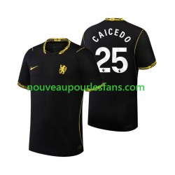 Maillot Chelsea Moises Caicedo 25 Homme Tenue Extérieur 2026-2027 Manche Courte