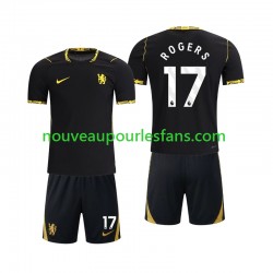 Maillot Chlesea Morgan Rogers 17 Enfant Tenue Extérieur 2026-2027 Manche Courte