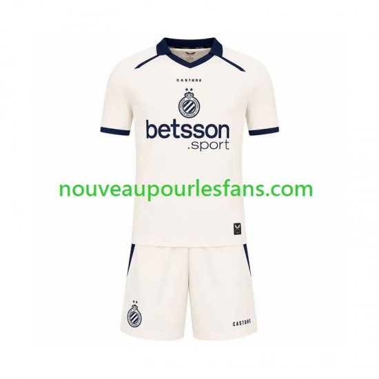 Maillot Club Brugge Enfant Tenue Extérieur 2026-2027 Manche Courte