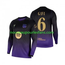 Maillot FC Barcelone Gavi 6 Homme Tenue Extérieur 2026-2027 Manche Longue