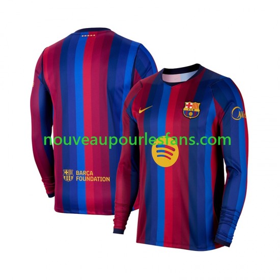 Maillot FC Barcelone Homme Tenue Domicile 2026-2027 Manche Longue