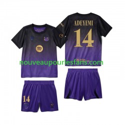 Maillot FC Barcelone Karim Adeyemi 14 Enfant Tenue Extérieur 2026-2027 Manche Courte