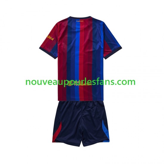 Maillot FC Barcelone Enfant Tenue Domicile 2026-2027 Manche Courte