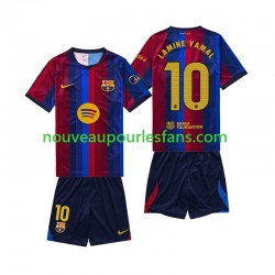 Maillot FC Barcelone Lamine Yamal 10 Enfant Tenue Domicile 2026-2027 Manche Courte