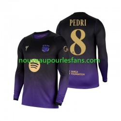 Maillot FC Barcelone Pedri 8 Homme Tenue Extérieur 2026-2027 Manche Longue