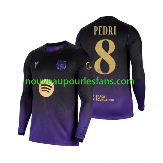 Maillot FC Barcelone Pedri 8 Homme Tenue Extérieur 2026-2027 Manche Longue