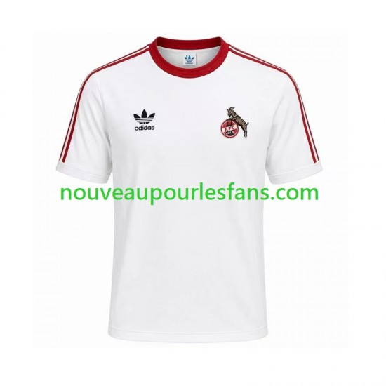 Maillot FC Cologne 1986 1987 Rétro Homme Tenue Domicile Manche Courte