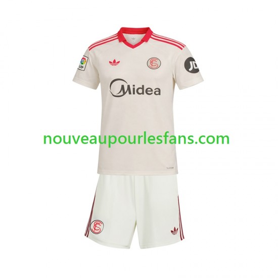 Maillot Séville FC Rétro Enfant Tenue Domicile 2025-2026 Manche Courte