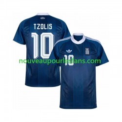 Maillot Grèce Christos Tzolis 17 Homme Tenue Extérieur 2026-2027 Manche Courte