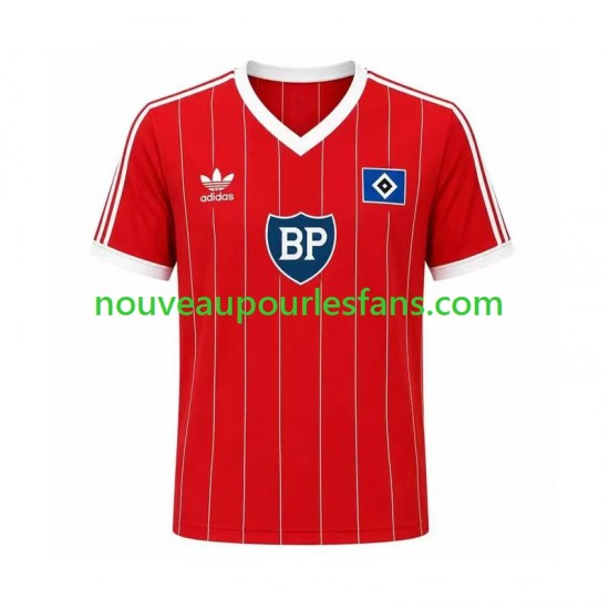 Maillot Hamburger SV 1984 Rétro Homme Tenue Extérieur Manche Courte