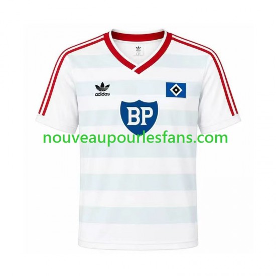 Maillot Hamburger SV 1986 Rétro Homme Tenue Extérieur Manche Courte