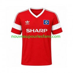 Maillot Hamburger SV 1988 Rétro Homme Tenue Extérieur Manche Courte