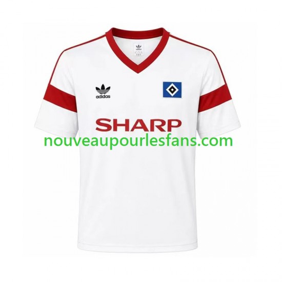 Maillot Hamburger SV 1988 Rétro Homme Tenue Domicile Manche Courte