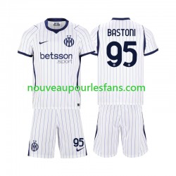 Maillot Inter Milan Alessandro Bastoni 95 Enfant Tenue Extérieur 2026-2027 Manche Courte