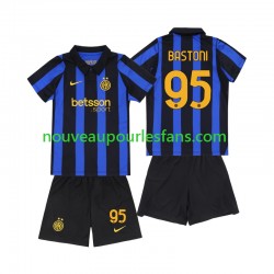 Maillot Inter Milan Alessandro Bastoni 95 Enfant Tenue Domicile 2026-2027 Manche Courte