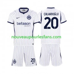 Maillot Inter Milan Hakan Calhanoglu 20 Enfant Tenue Extérieur 2026-2027 Manche Courte