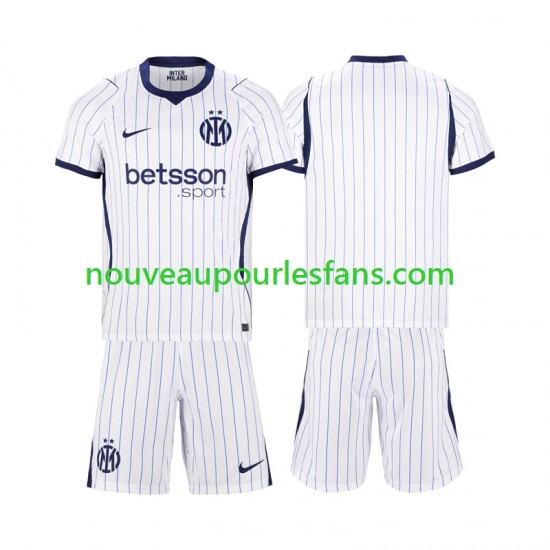 Maillot Inter Milan Enfant Tenue Extérieur 2026-2027 Manche Courte