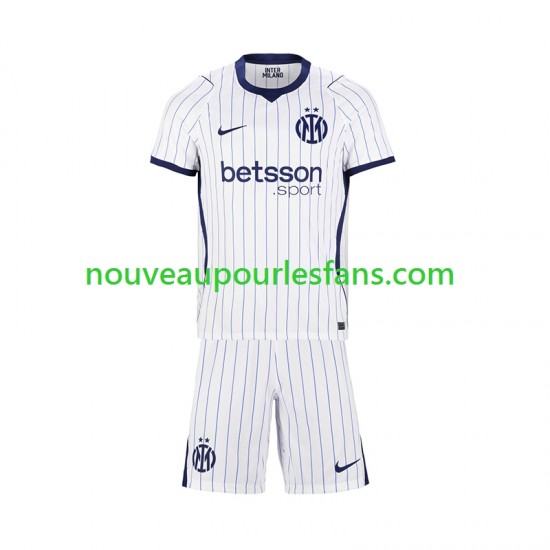 Maillot Inter Milan Enfant Tenue Extérieur 2026-2027 Manche Courte
