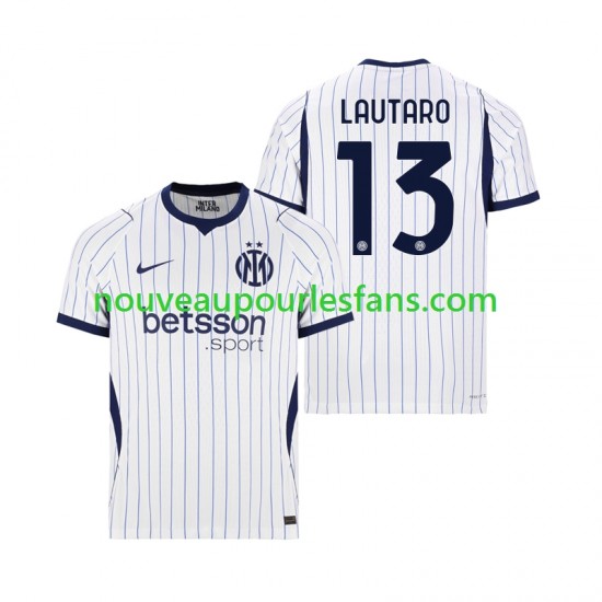 Maillot Inter Milan Lautaro Martinez 13 Homme Tenue Extérieur 2026-2027 Manche Courte